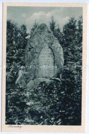 Gedenkstein zur Erinnerung an die erste Schlacht von Tannenberg von 1410