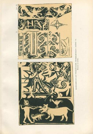 Taf. 65. Schnitzereien auf Pfeilköchern ; Mendalam Kajan