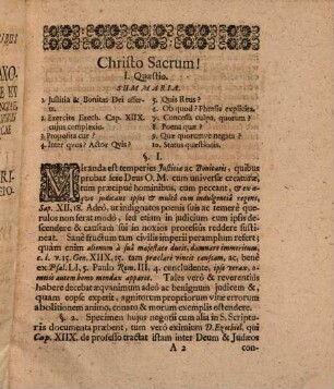 Diss. inaug. de stupore dentium, e gustu omphacis alieno, sive de iure puniendi liberos propter peccata parentum, ad Ezech. c. 18