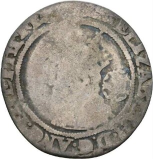 Six Pence der Königin Elisabeth I. von England, 1570