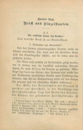Zweites Buch. Reich und Einzelstaaten