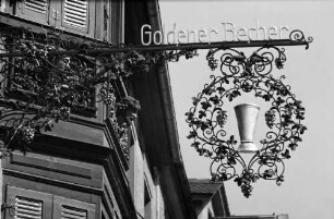 Rottweil: Aushängeschild "Goldener Becher"