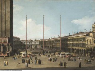 Piazza San Marco nach Südwesten gegen San Geminiano und die Procuratie