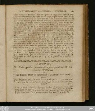§. LXX. Per Statum gratiae & sanctitatem christianam, quid intelligatur?