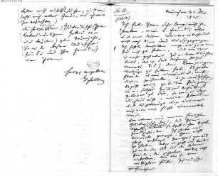 Schellings Briefe an Hubert Beckers, Nr. 18 - BSB Cgm 6303(18
