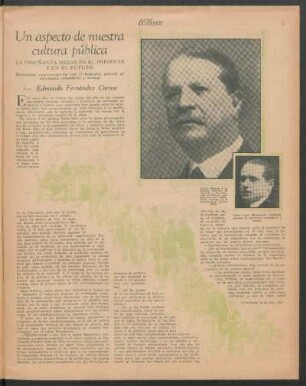Un aspecto de nuestra cultura pública : La enseñanza media en el presente y en el futuro