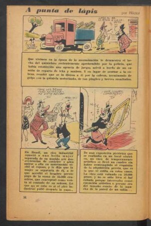 A punta de lápiz - [Historietas con viñetas]
