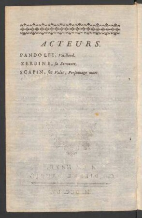Acteurs