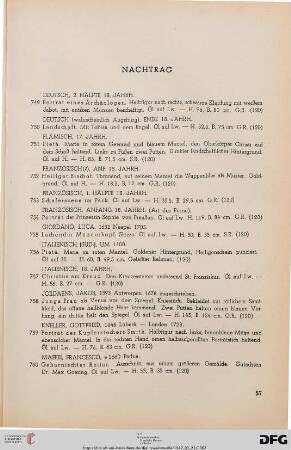Nachtrag (Nr. 749-784)
