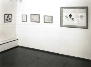 Dresden-Loschwitz. Ausstellung "Marlene Magnus - Malerei und Grafik". Raumaufnahme
