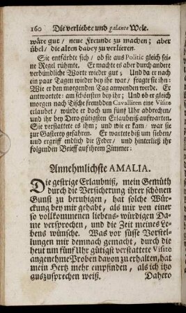 Annehmlichste Amalia.
