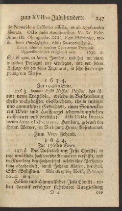 Zum Vten Zehend.