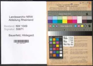 Entnazifizierung Hildegard Bauerfeld , geb. 18.05.1910 (Musiklehrerin)