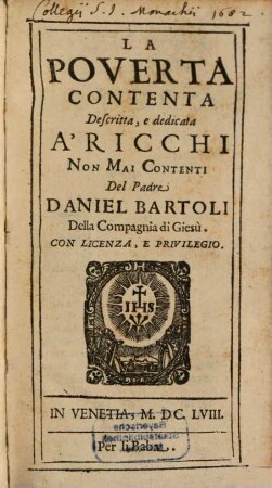 La poverta contenta