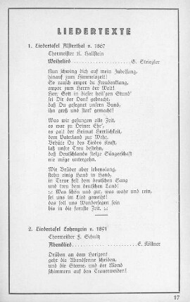 Liedertexte