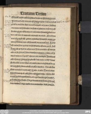 Tractatus Tertius