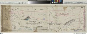 Verleihngsriss der Braunkohlenmutung"Psalm"zu Kotzmin Krs. Meseritz sowie Oppelwitz und Schwiebus Krs. Züllichau-Schwiebus. Pathe 1871