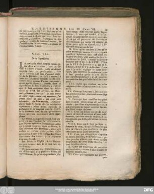 Chap. VII. De la Superstition.