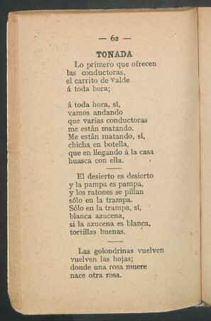 Tonada
