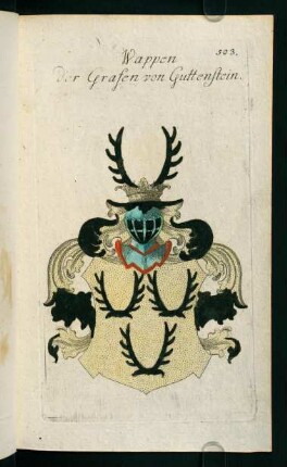 503r-503v, 503. Wappen der Grafen von Guttenstein