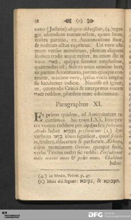 Paragraphus XI.