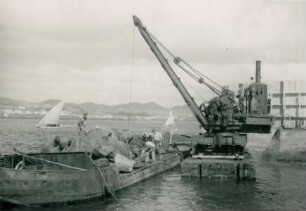 Hafenbau Ponta Delgada Azoren, Portugal, 1937-1940