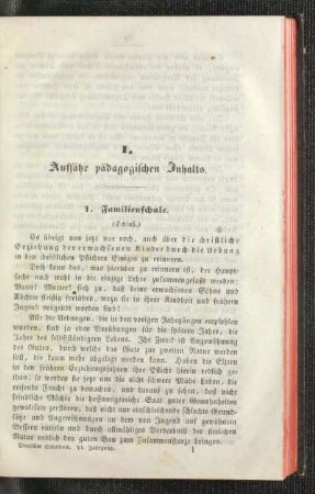 Familienschule : (Schluß)