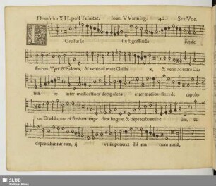 40. Egressus Jesus de finibus