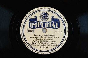 Der Zigeunerbaron : Querschnitt durch die Operette; 2. Teil / Strauß, J. Schnitzer
