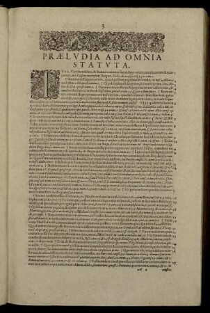 Præludia Ad Omnia Statuta.