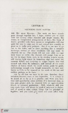 Letter II: Sketching from Nature