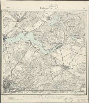 Meßtischblatt 1759 : Rathenow, 1928 : Rathenow. - Aufn. 1880, einz. Nachtr. 1928. - 1:25000. - [Berlin]: Reichsamt für Landesaufnahme, 1928. - 1 Kt.