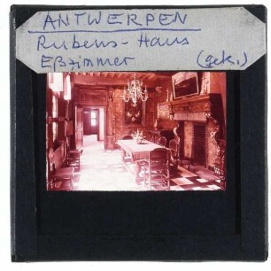 Antwerpen, Rubenshaus : Esszimmer