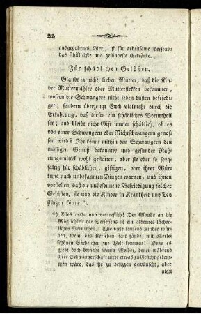 Für schädlichen Gelüsten.