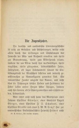 Die deutsche Sappho (Anna Luise Karschin) : ihr Leben und Dichten : ein Litteratur- und Culturbild aus dem Zeitalter Friedrichs des Großen