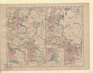 Osteuropa um das Jahr 1250, Osteuropa beim Regierungsantritte Peters des Gr. 1682, Erste Theilung Polens 1772, Zweite Theilung Polens 1793, Dritte Theilung Polens 1795, Das Gebiet des Deutschen Ordens in den Ostseeländern in seiner grössten Ausdehnung vor der Schl. v. Tannenberg 1410