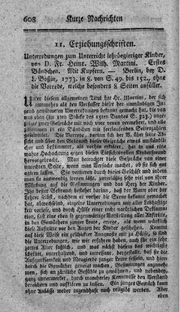 Jugendliche Unterredungen zum Unterricht lehrbegieriger Kinder. Bd.1.