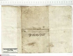 Hartmann [Burggraf von Kirchberg], Abt von Fulda, und Johann [von Henneberg], Koadjutor von Fulda, bekunden, dass sie mit Zustimmung des Dekans Ap...