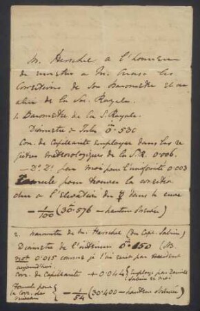 John Frederick William Herschel an François Arago