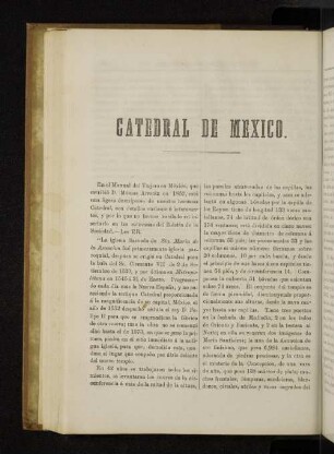 Catedral de Mexico.