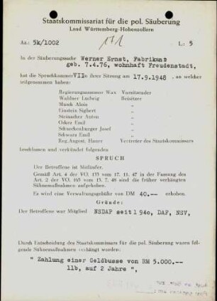 Werner, Ernst
