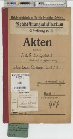 Truppenübungsplatz Ludwigswinkel: Aufwertungsforderung Schweikard und Flickinger, Zweibrücken