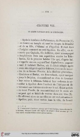 Chapitre VIII: Le Culte d’Apollon dans le Corydallus