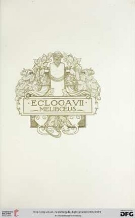 Ecloga VII: Meliboeus