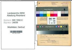 Entnazifizierung Gertrud Moelleken, geb. 17.01.1899 ()