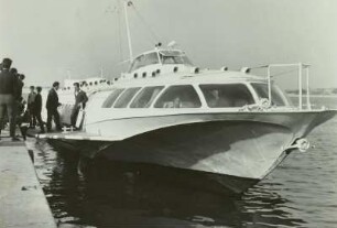 Bulgarien, Nessebar, Tragflügelboot Rakete