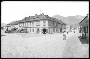 Lobositz. Aussigerstraße