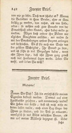 Zweyter Brief