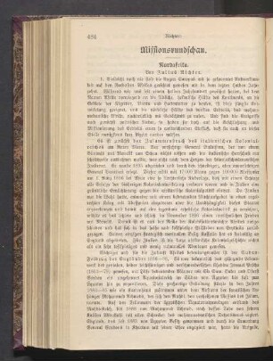Missionsrundschau. Nordafrika