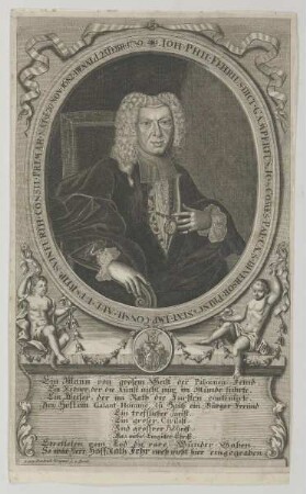 Bildnis des Ioh. Phil. Fehrius dict Gampertus